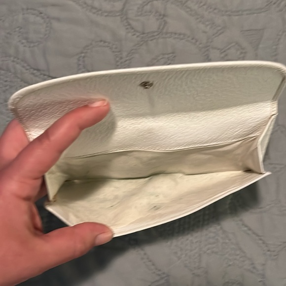 Gucci Rare Tom Ford White Leather Long Two-Sided Wallet - Picture 9 of 11